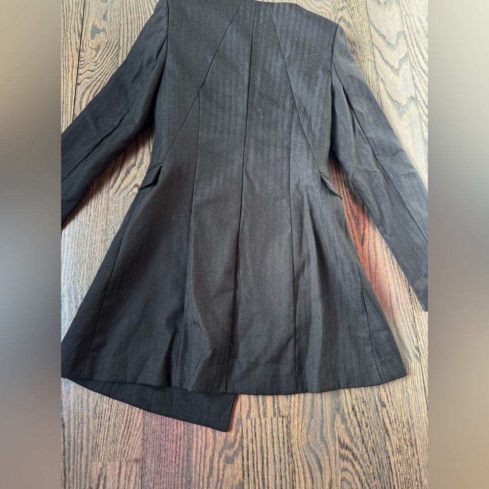 Moon River Black Long Sleeve Blazer Mini Dress Size Medium - Picture 7 of 7